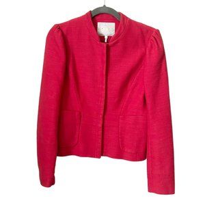 Maje Pink Patch Pocket Blazer Jacket